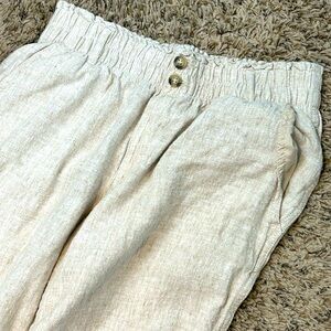 BRIGGS linen pants-small